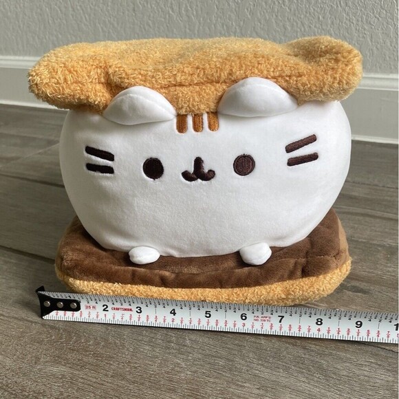 GUND Pusheen SMores Squisheen Plush Stuffed Animal Cat Retired HTF EUC - Picture 8 of 9